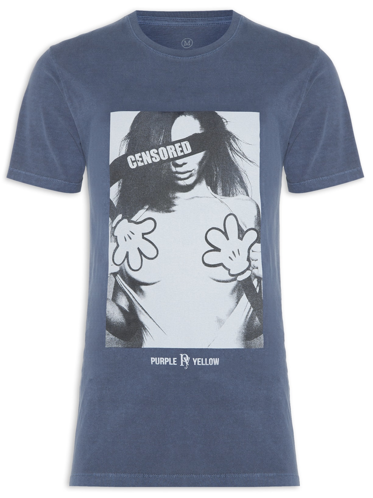 Camiseta Masculina Censured - Azul