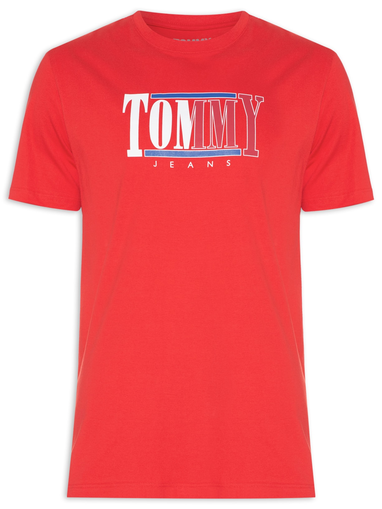 Camiseta Masculina Centered Logo Tee - Vermelho