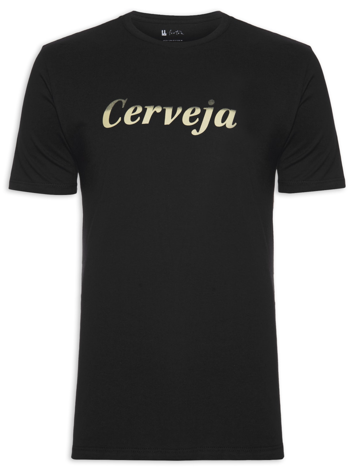 Camiseta Masculina Cerveja - Preto