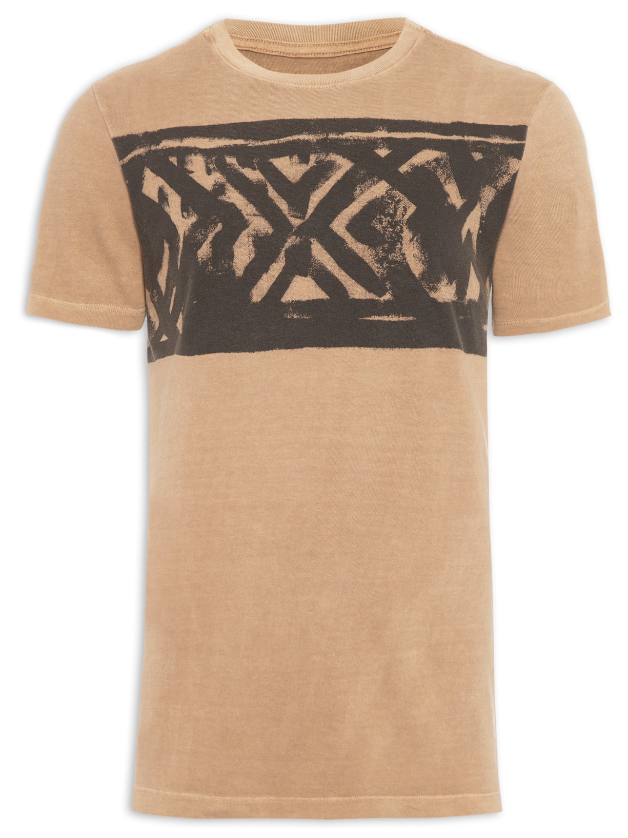 Camiseta Masculina Cestaria - Marrom