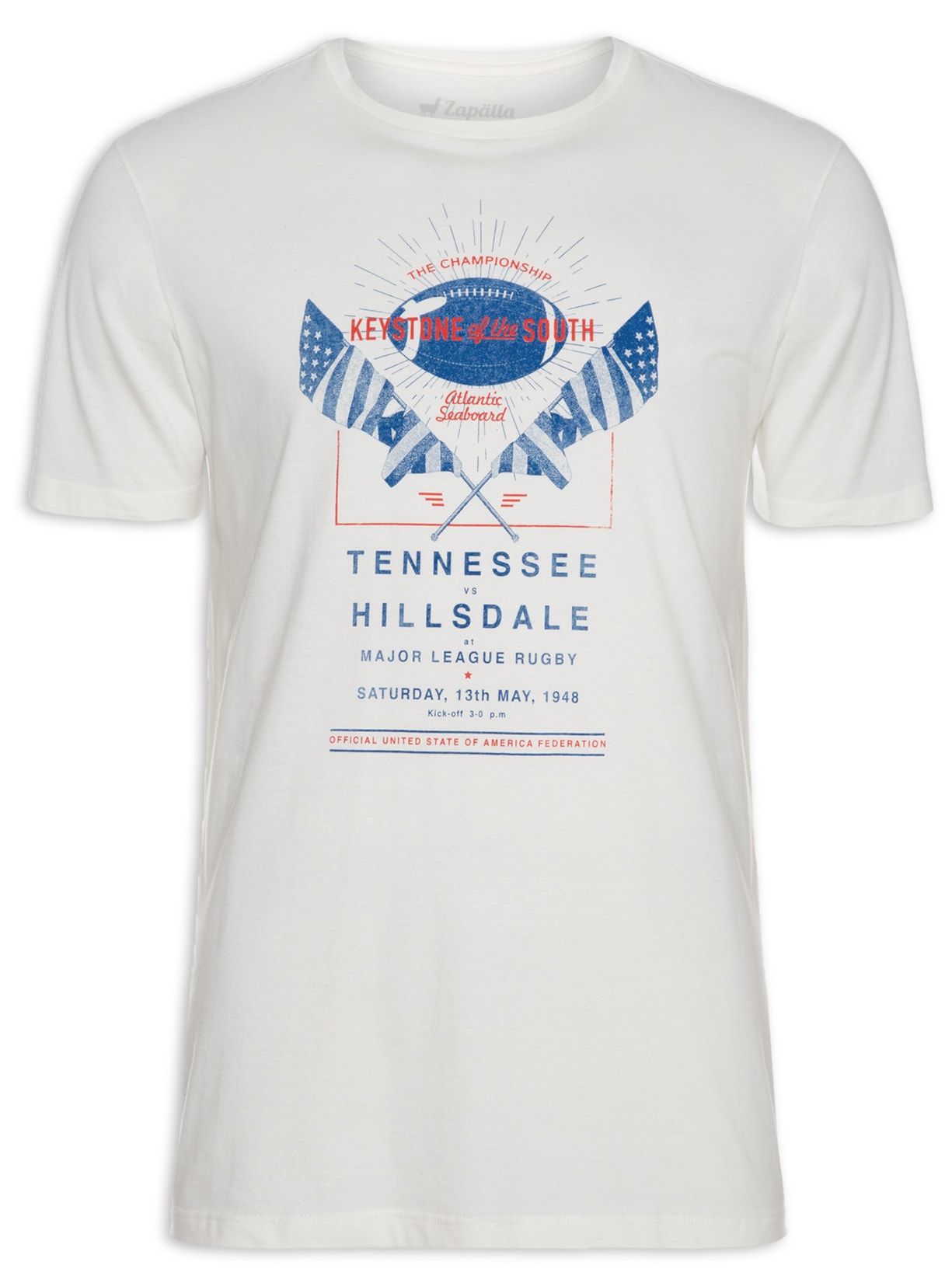 Camiseta Masculina Championship - Off White