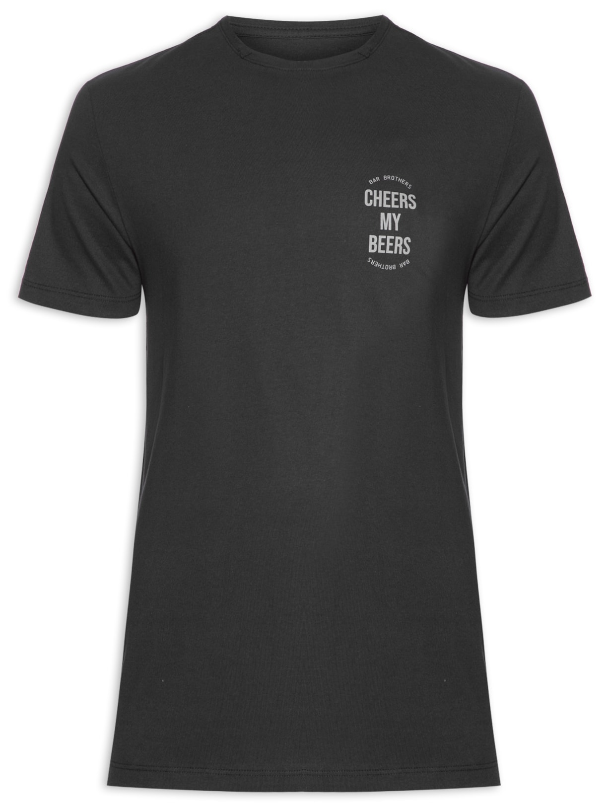 Camiseta Masculina Cheers My Beers - Preto