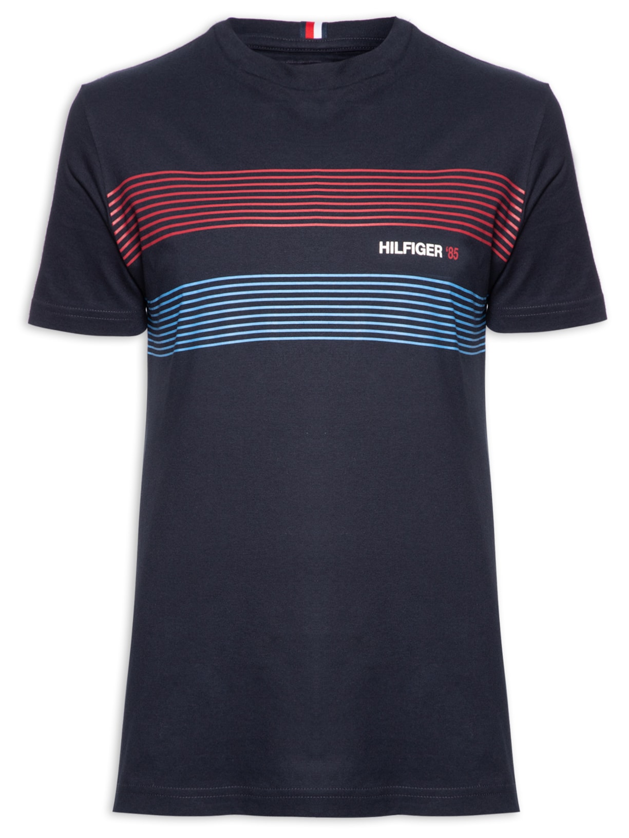 Camiseta Masculina Chest Hilfiger 85 - Azul