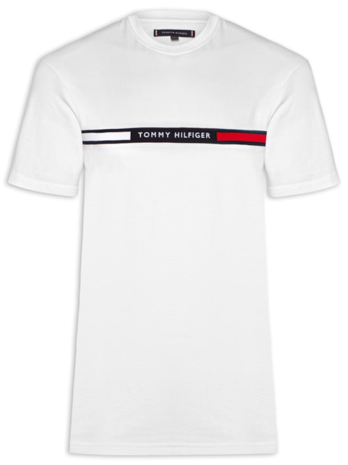 Camiseta Masculina Chest Insert Tee - Branco