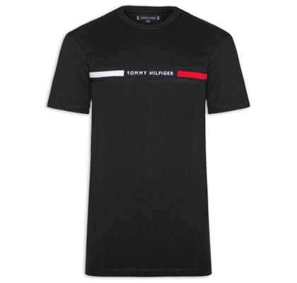 Camiseta Masculina Chest Insert Tee - Preto