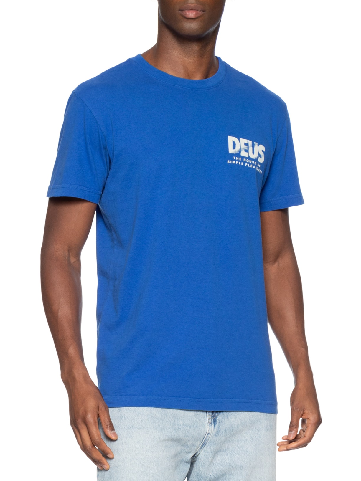 Camiseta Masculina Chromium Azul Deus Ex Machina