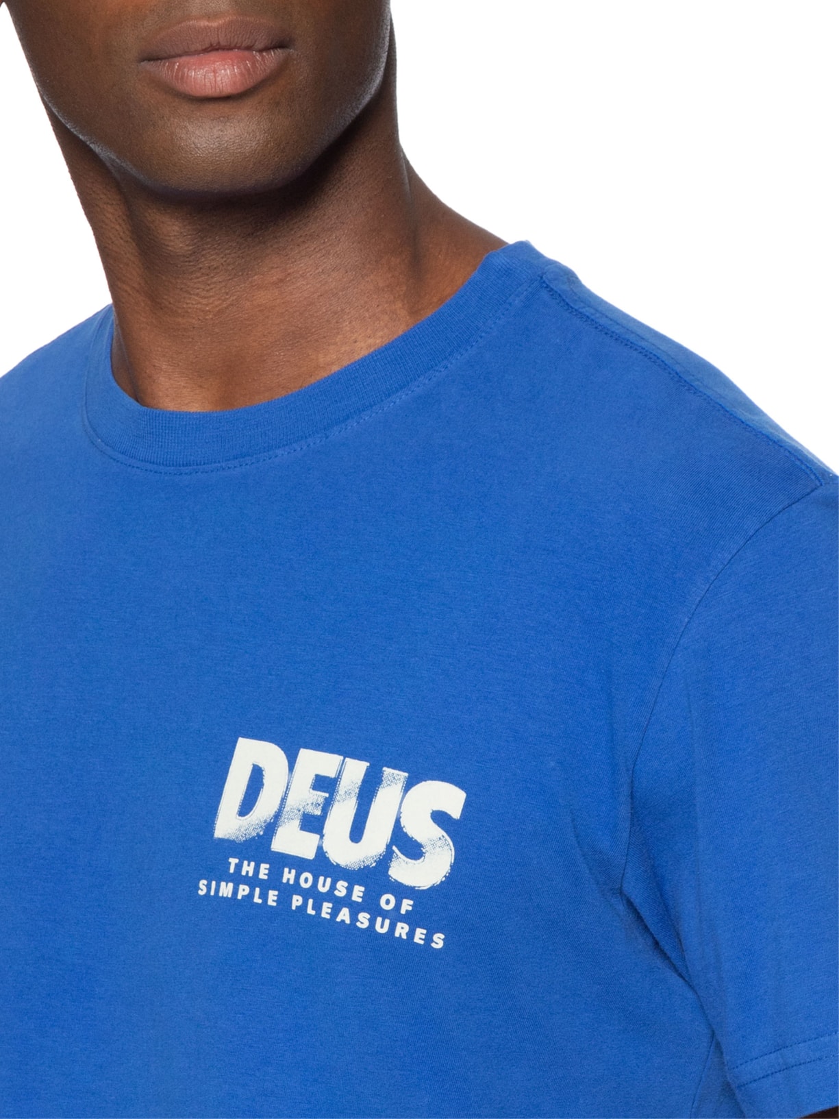 Camiseta Masculina Chromium Azul Deus Ex Machina