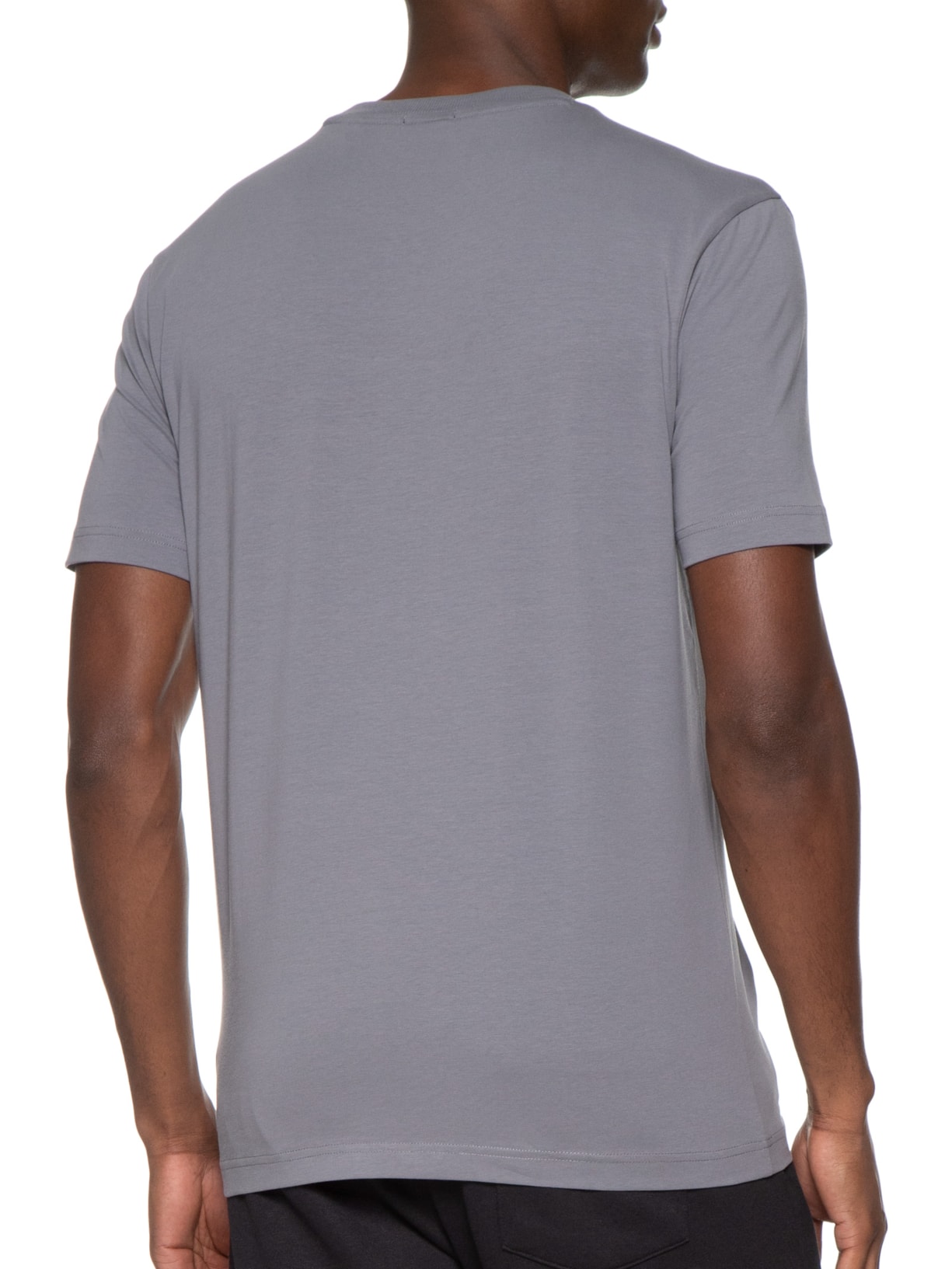 Camiseta Masculina Cinza Boss