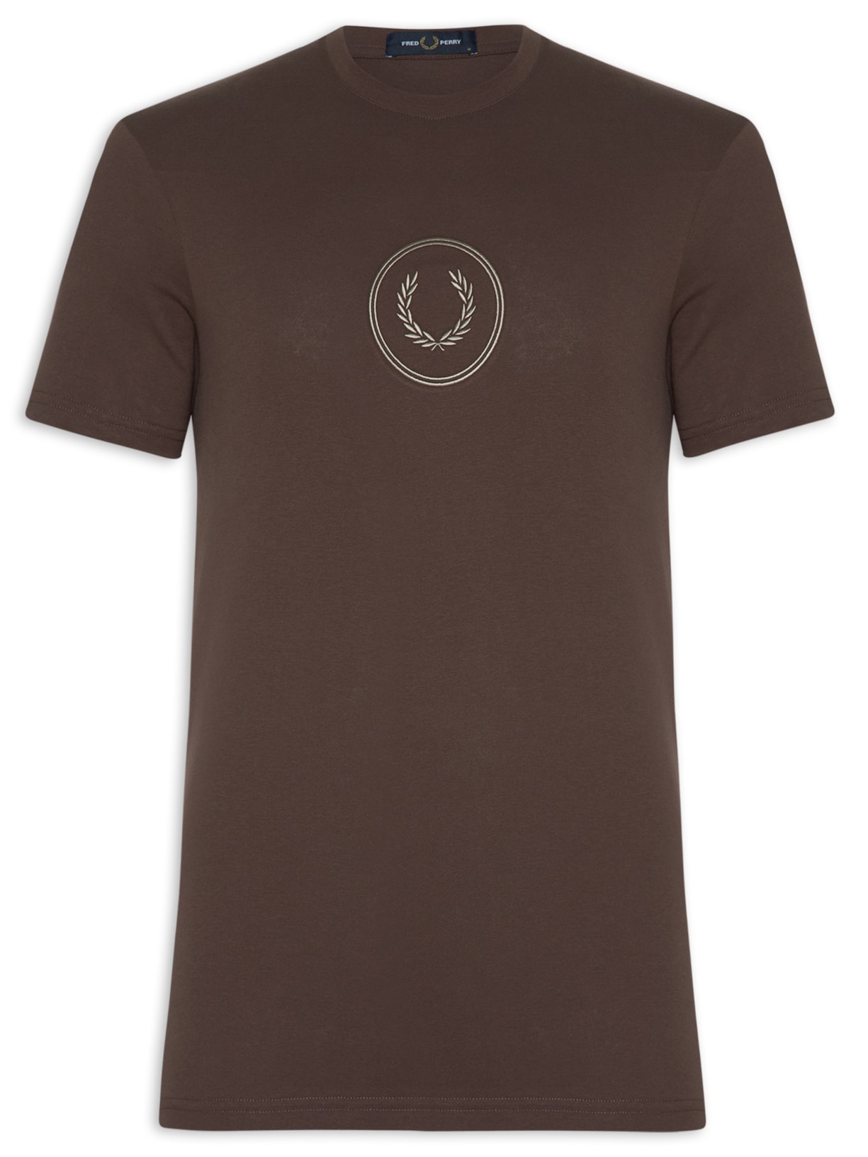 Camiseta Masculina Circle Branding - Marrom
