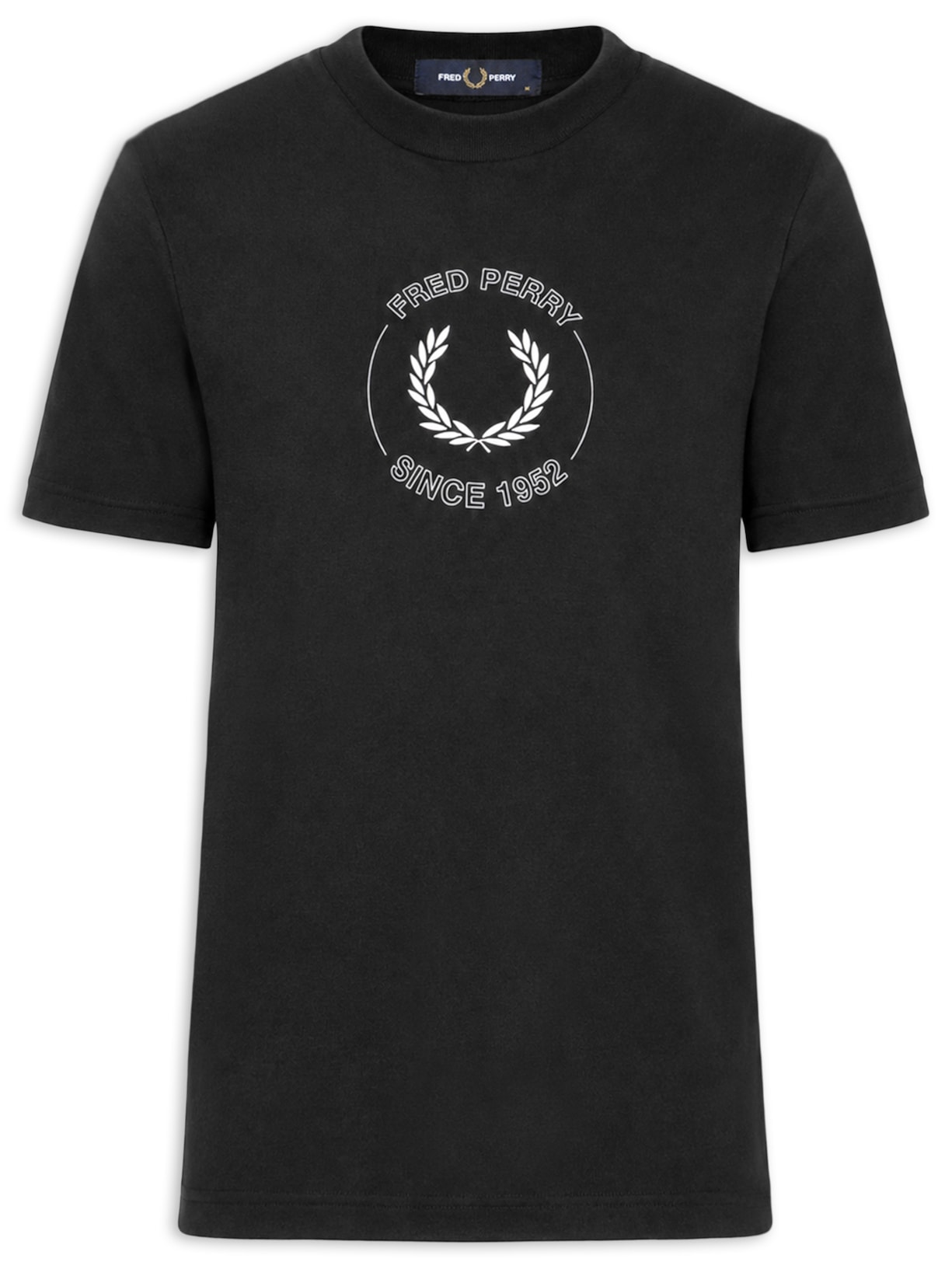 Camiseta Masculina Circle Graphic Preto Fred Perry