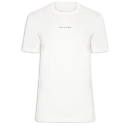 Camiseta Masculina Ck Nano Logo - Branco 