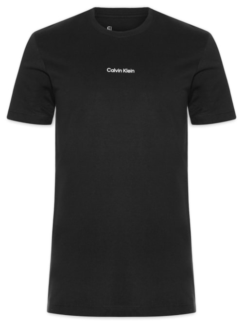 Camiseta Masculina Ck Nano Logo - Preto