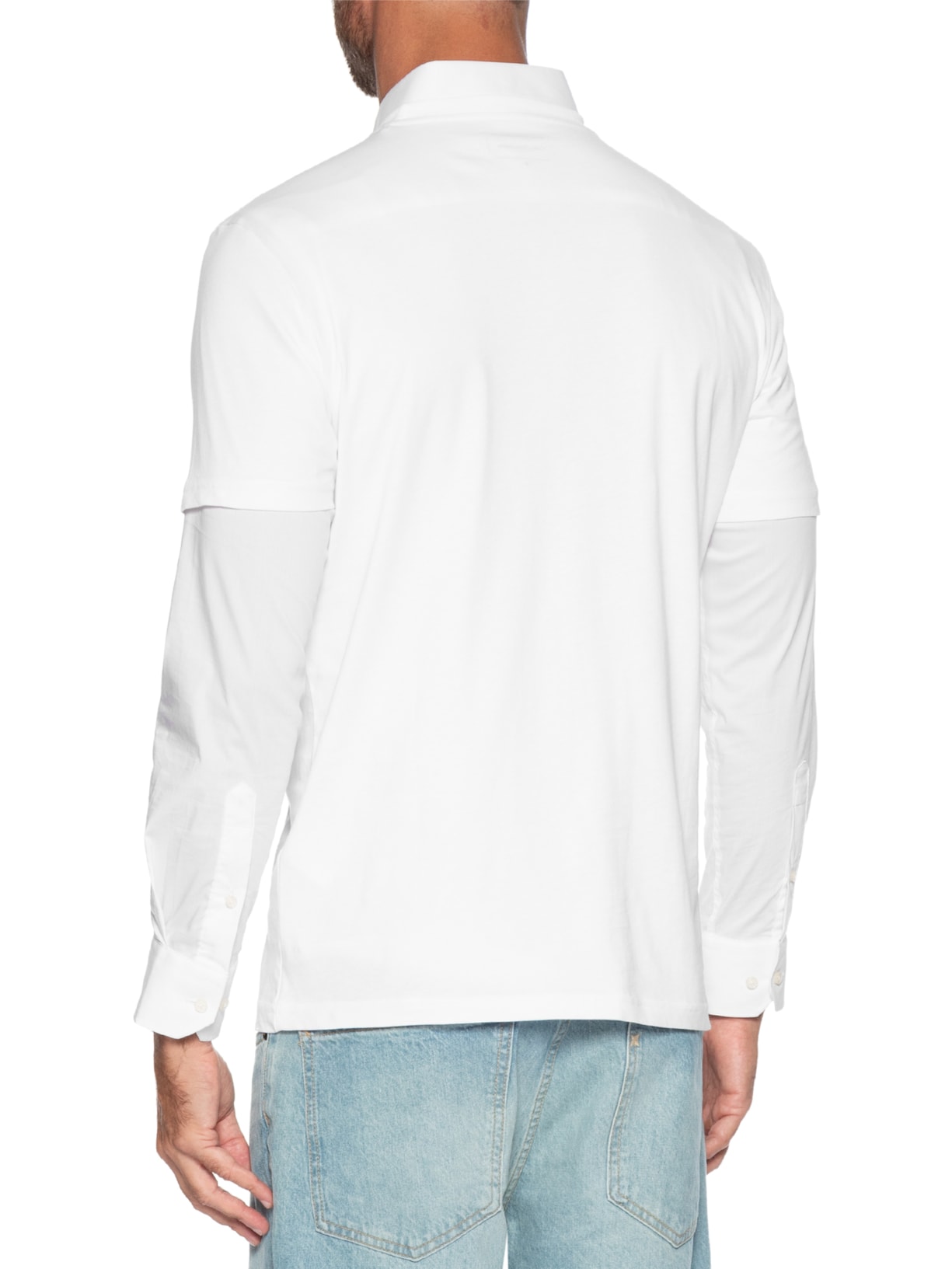 Camiseta Masculina CK Rubber Patch – Branco Calvin Klein Jeans