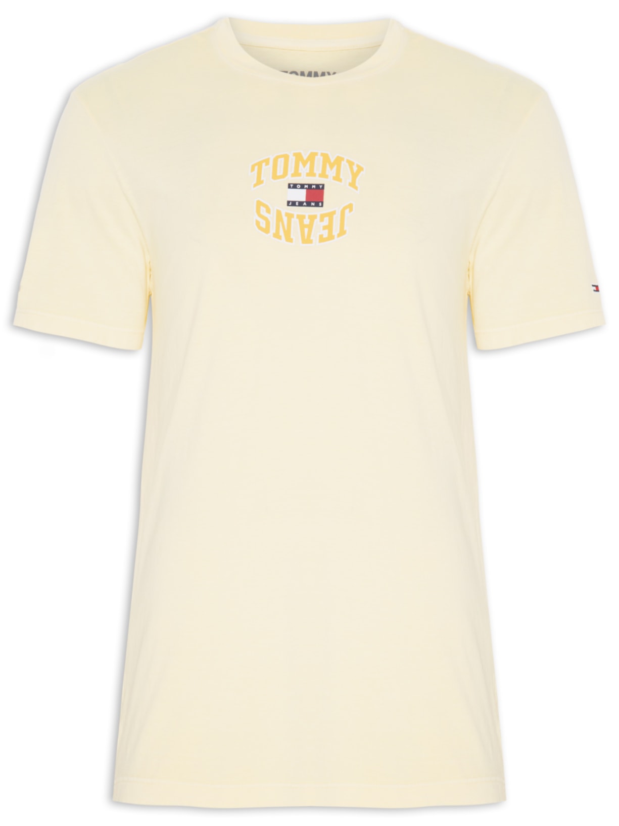 Camiseta Masculina Classic Arched Logo - Amarelo
