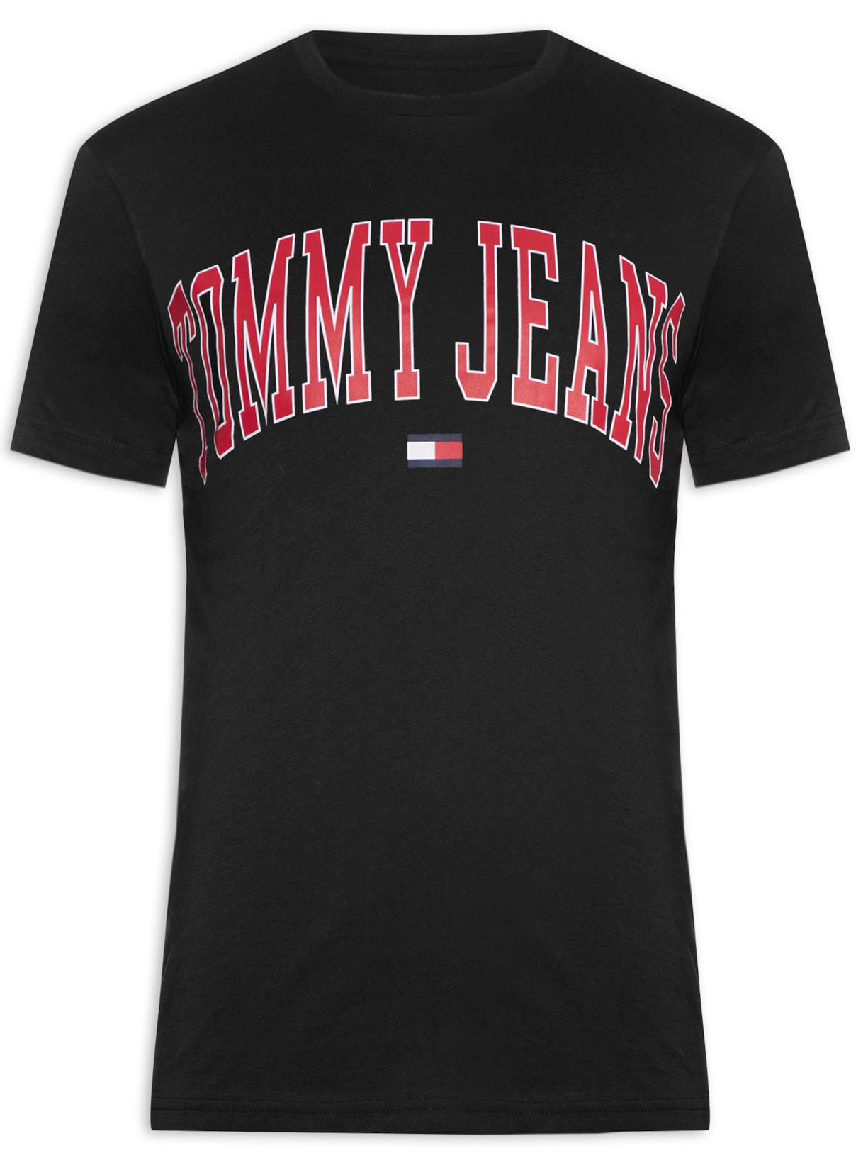 Camiseta Masculina Classic Collegiate Tee - Preto