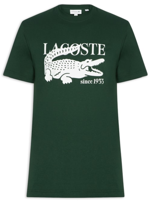 Camiseta Masculina Classic Fit Big Croco - Verde