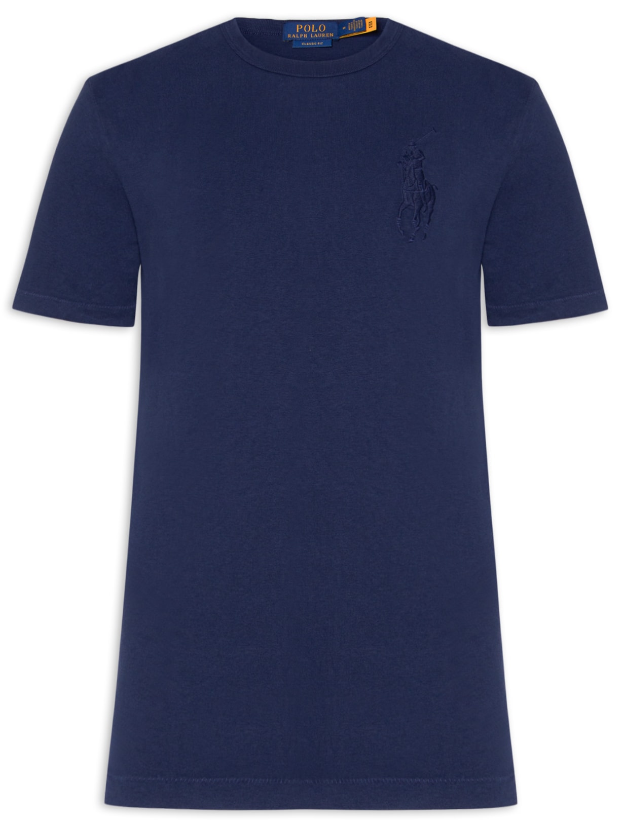 Camiseta Masculina Classic Fit Big Pony Jersey - Azul