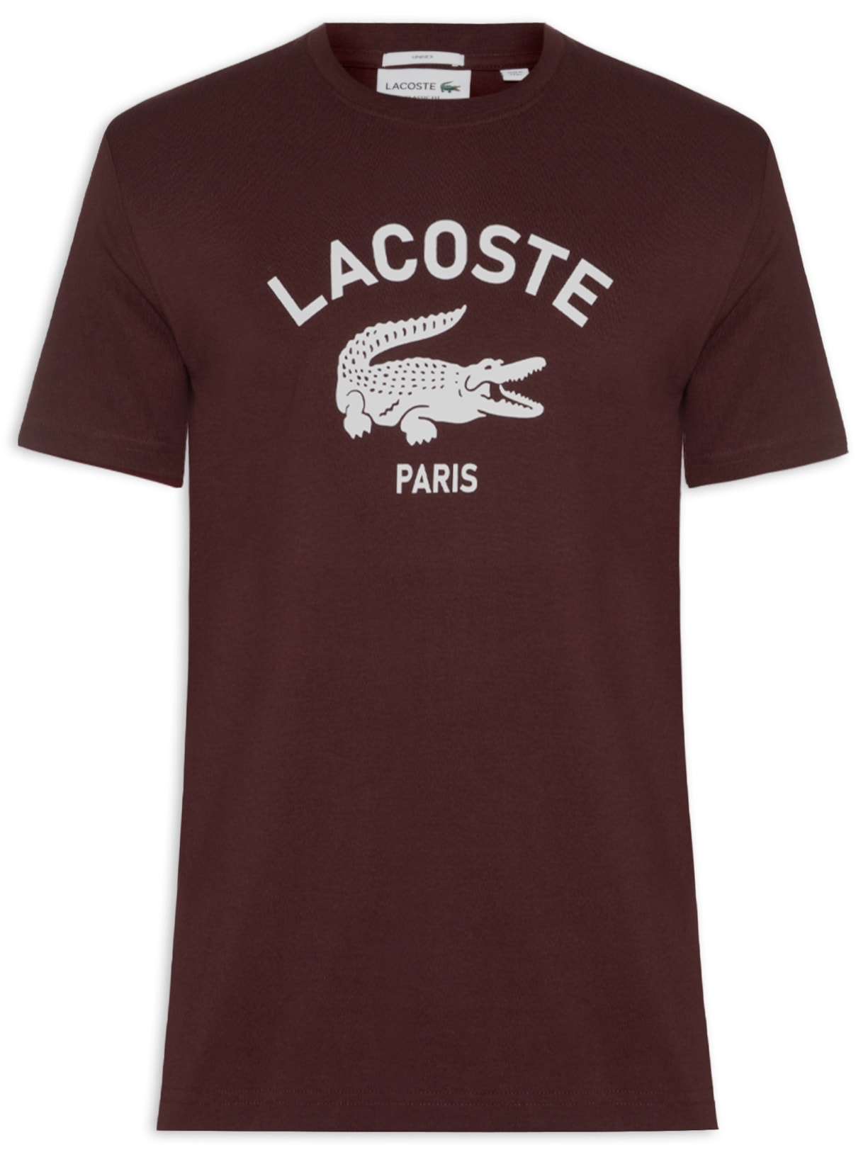 Camiseta Masculina Classic Fit Com Algodão Fit Com Estampa Assinada Em Algodão - Vermelho