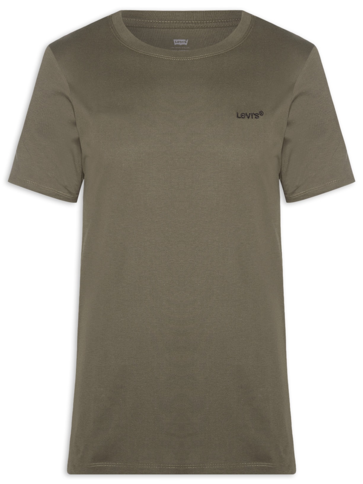 Camiseta Masculina Classic Fit Em Algodão Pima - Marrom