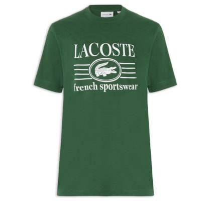 Camiseta Masculina Classic Fit Estampa Crocodilo - Verde 