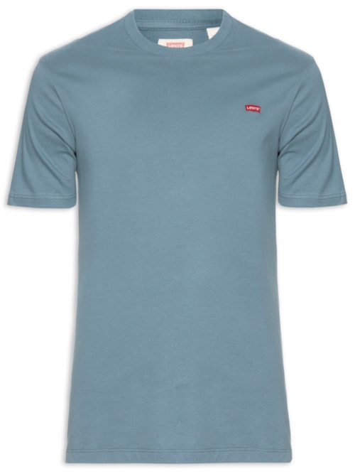 Camiseta Masculina Classic Fit Housemark Tee - Azul