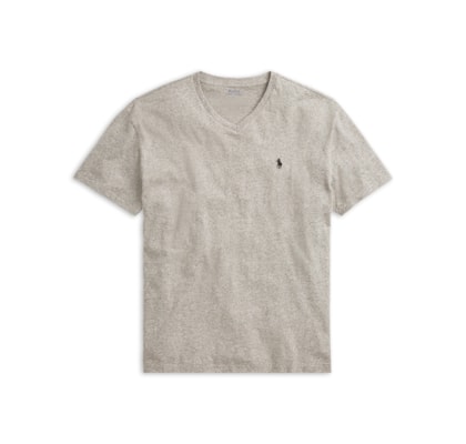 Camiseta Masculina Classic Fit Jersey V-Neck - Cinza