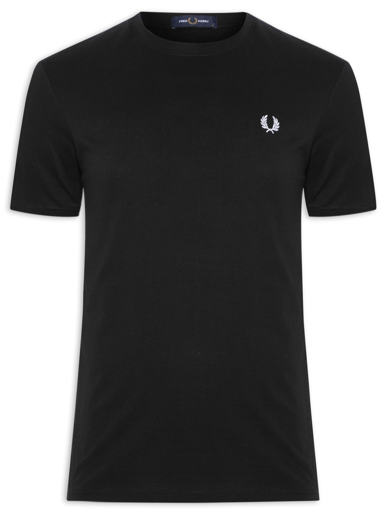 Camiseta Masculina Classic Fit Louro Bordado - Preto