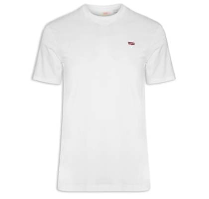 Camiseta Masculina Classic Fit Manga Curta Original Housemark Com Logo - Branco