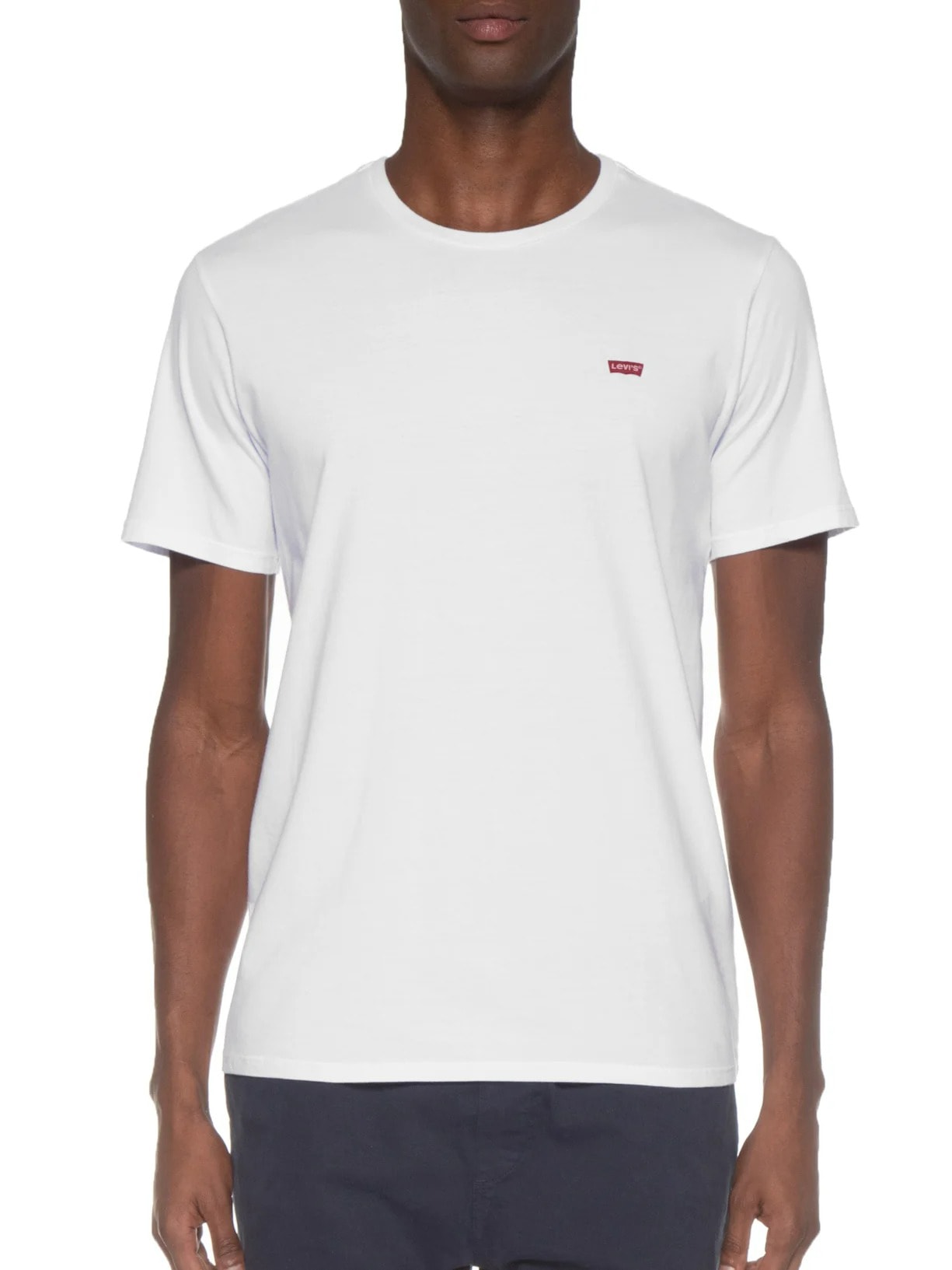 Camiseta Masculina Classic Fit Manga Curta Original Housemark Com Logo Branco Levi's