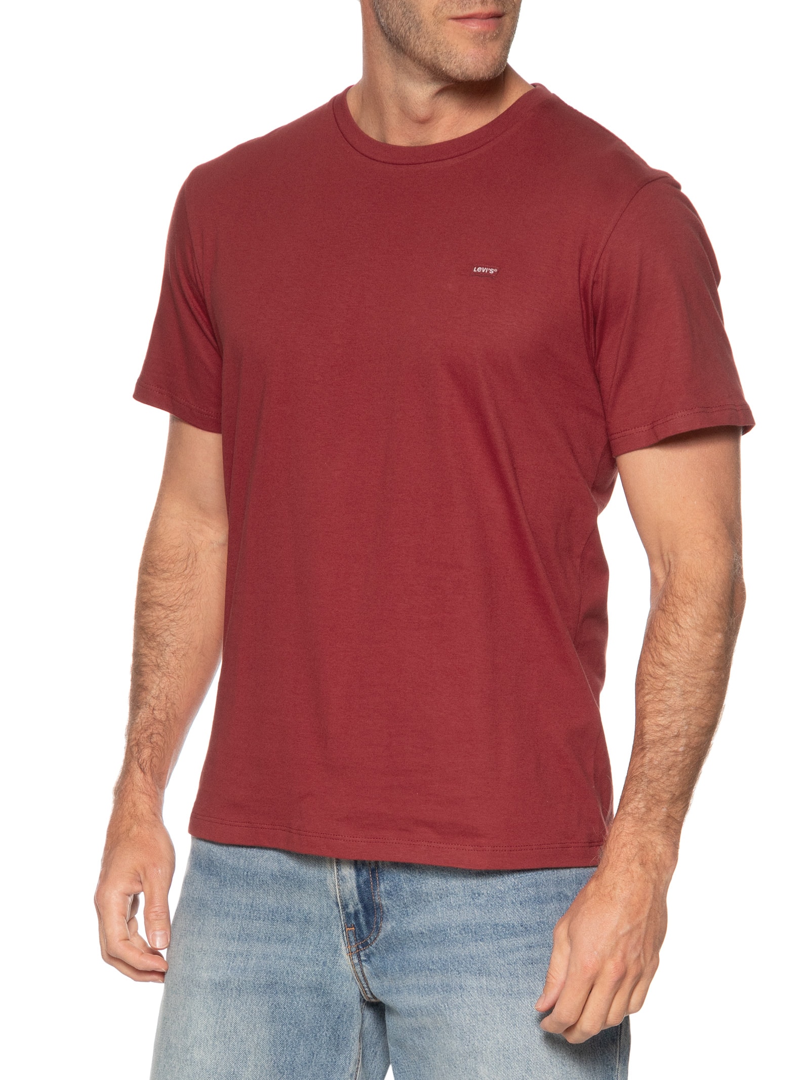 Levi's - Camiseta Masculina Classic Fit - Vermelho