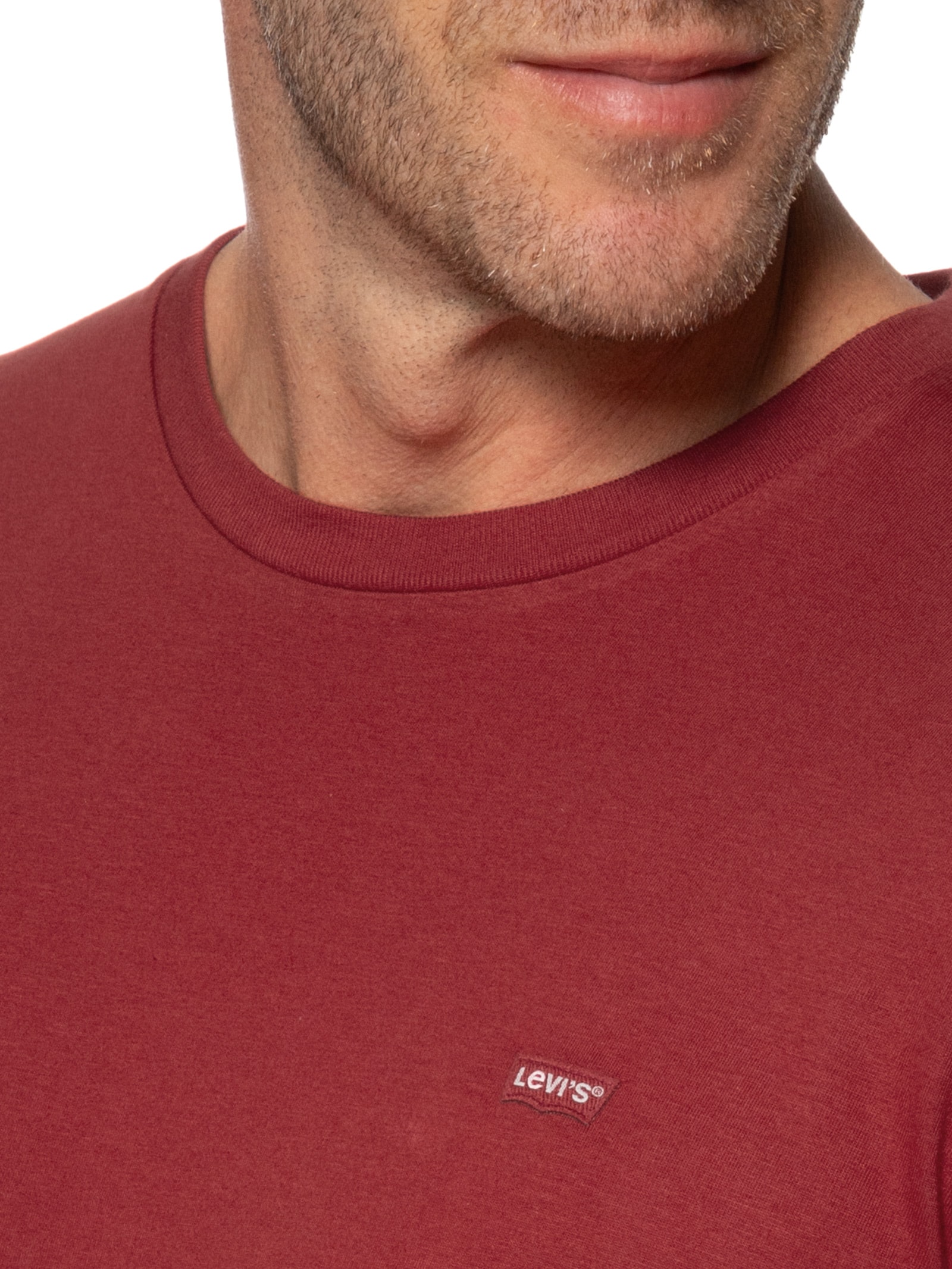 Levi's - Camiseta Masculina Classic Fit - Vermelho