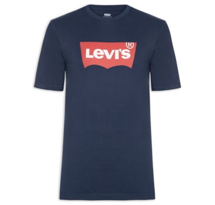 Camiseta Masculina Classic Graphic Set-in Logo - Azul