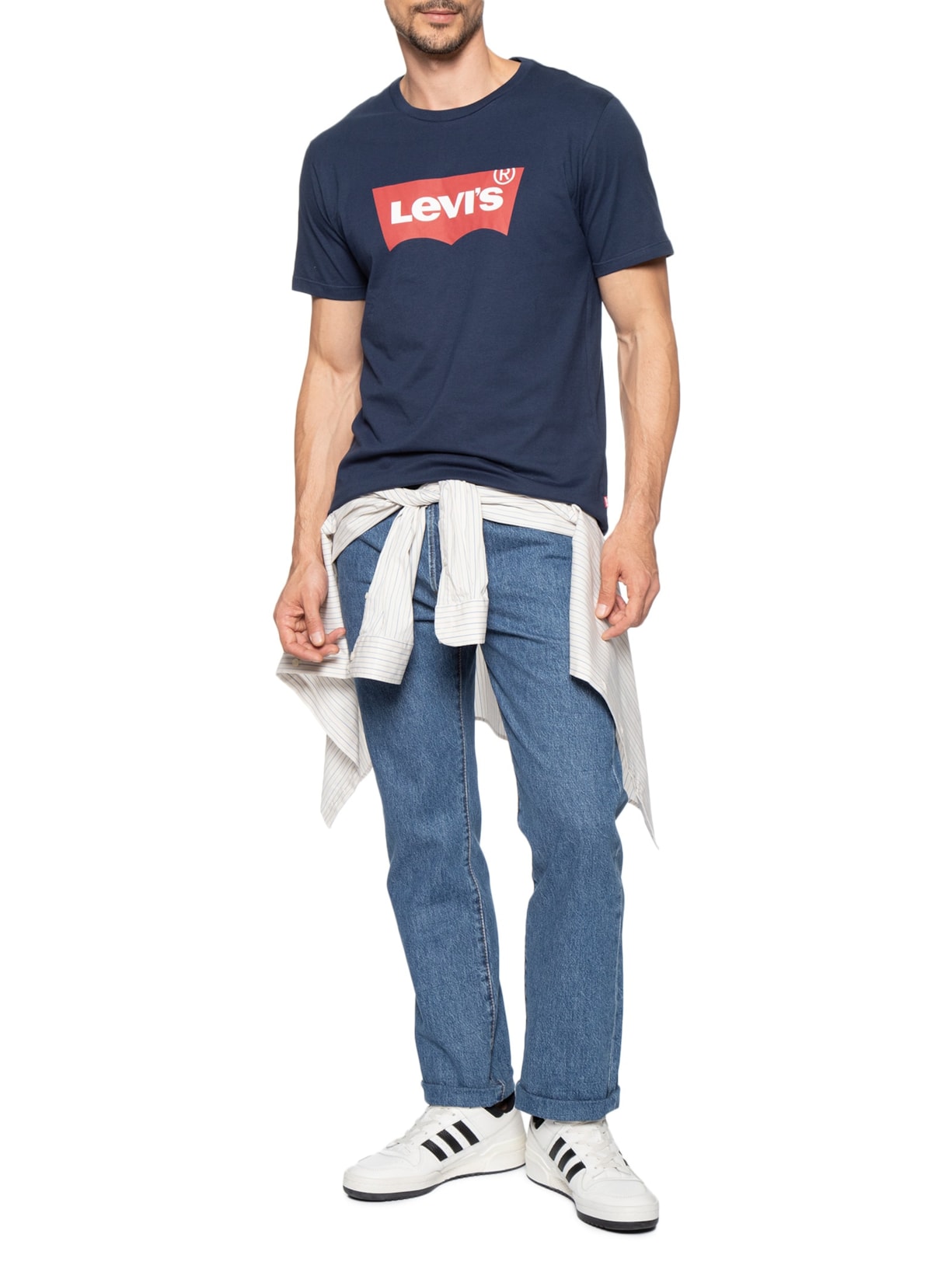Camiseta Masculina Classic Graphic Set-in Logo Azul Levi's