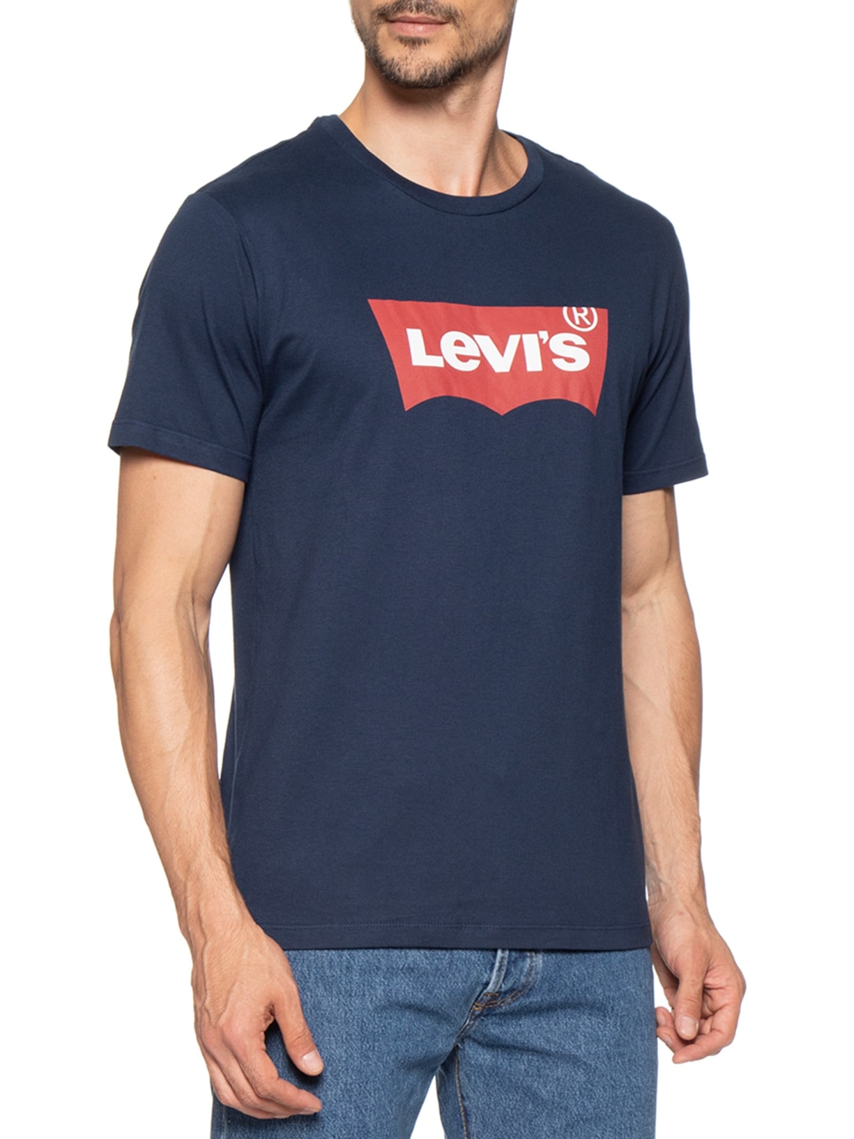Camiseta Masculina Classic Graphic Set-in Logo Azul Levi's
