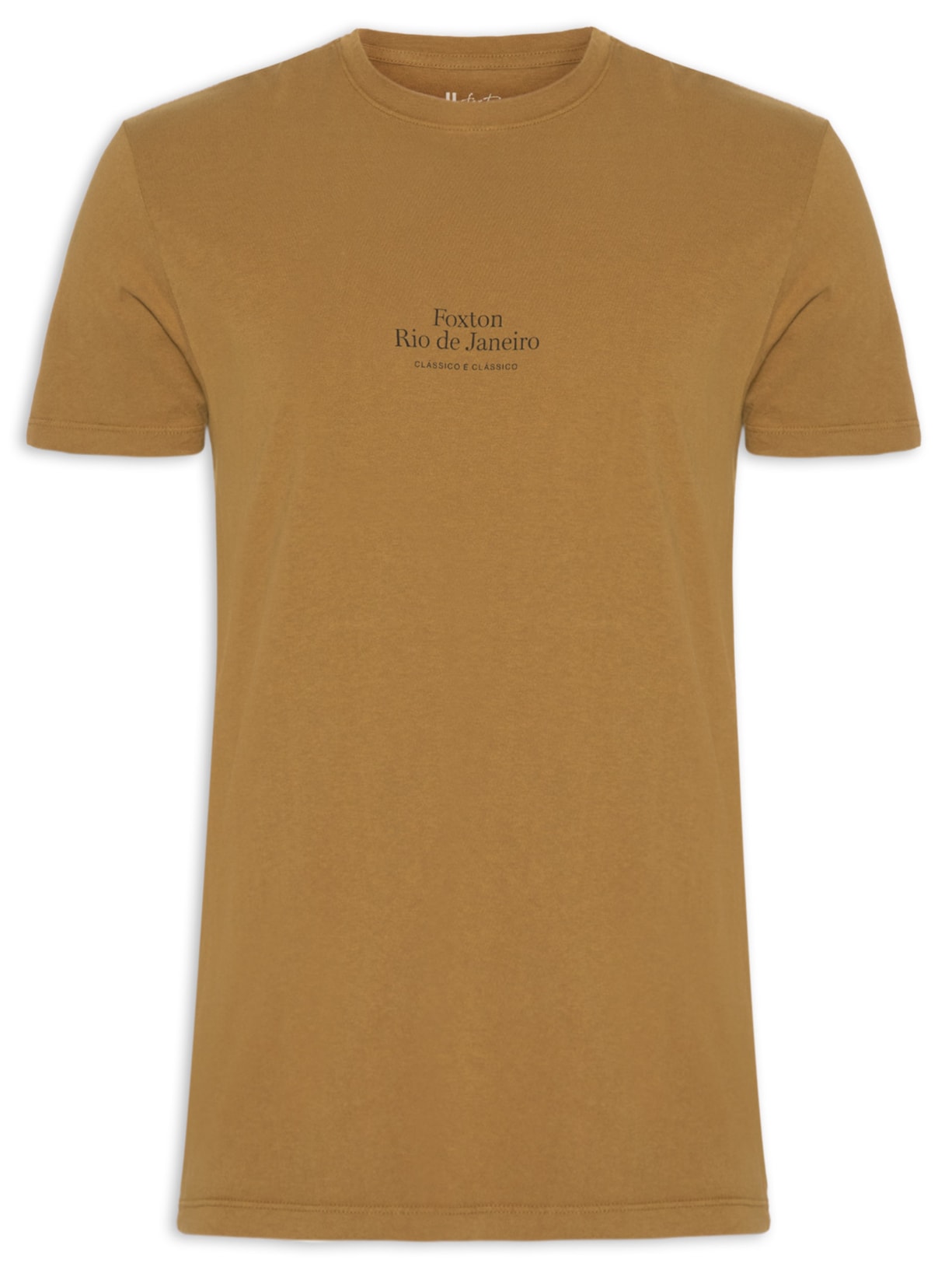 Camiseta Masculina Clássico - Marrom