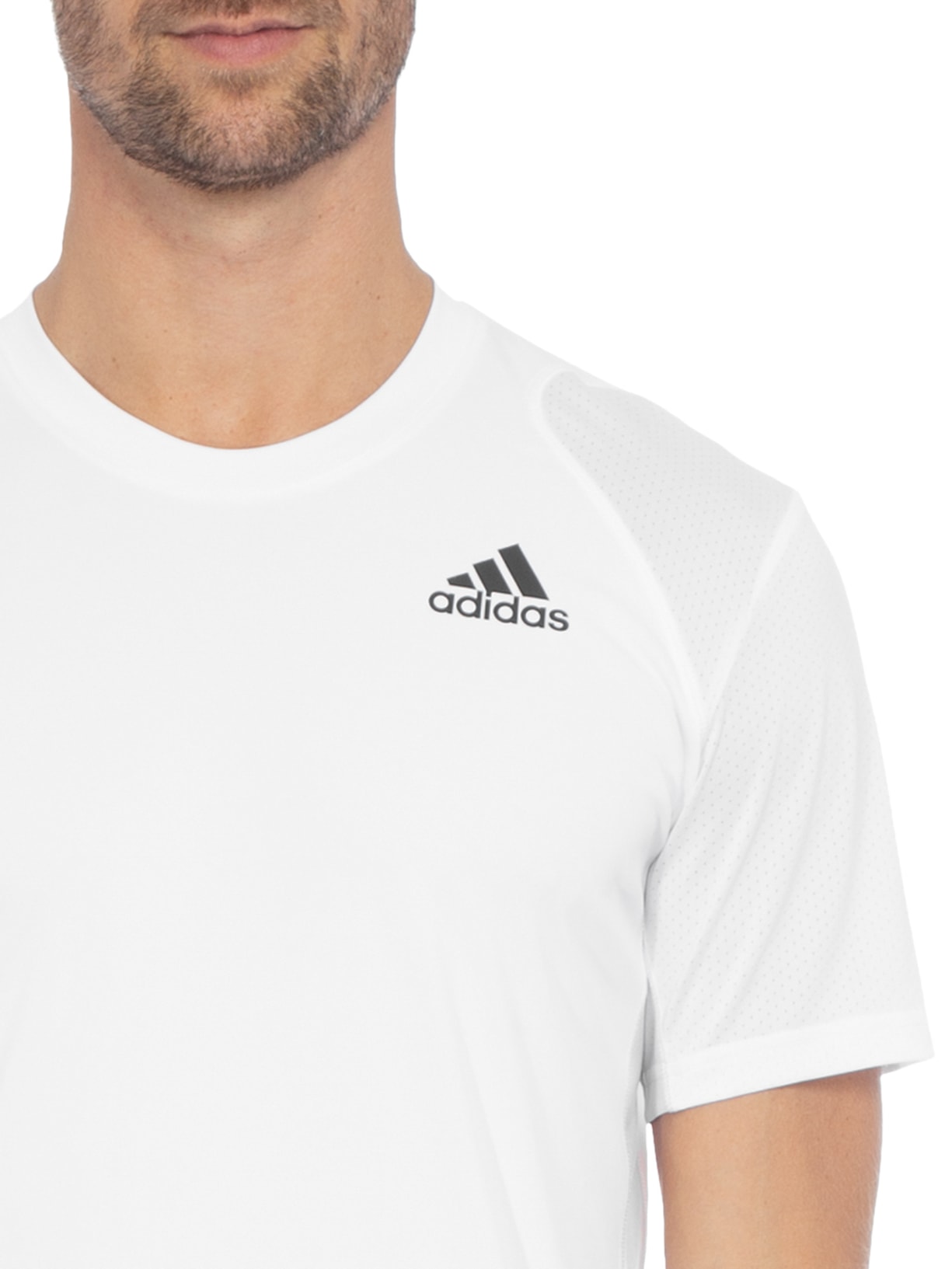 Camiseta Masculina Club 3 Listras Branco Adidas