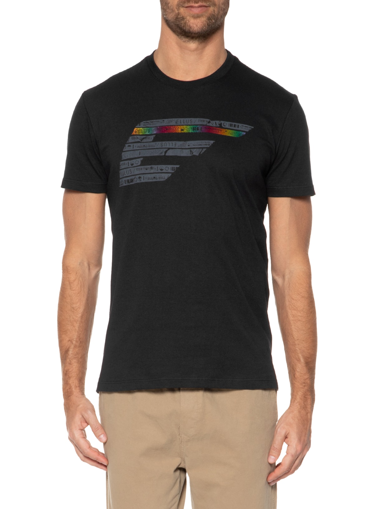 Camiseta Masculina Co Fine The Town Easa Classic Manga Curta Preto Ellus