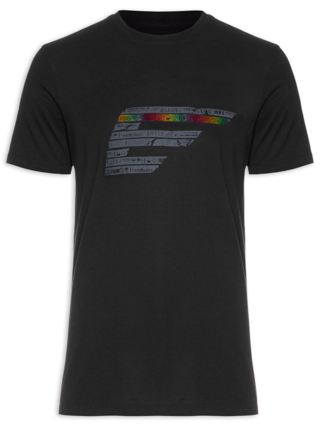 Camiseta Masculina Co Fine The Town Easa Classic Manga Curta Preto Ellus