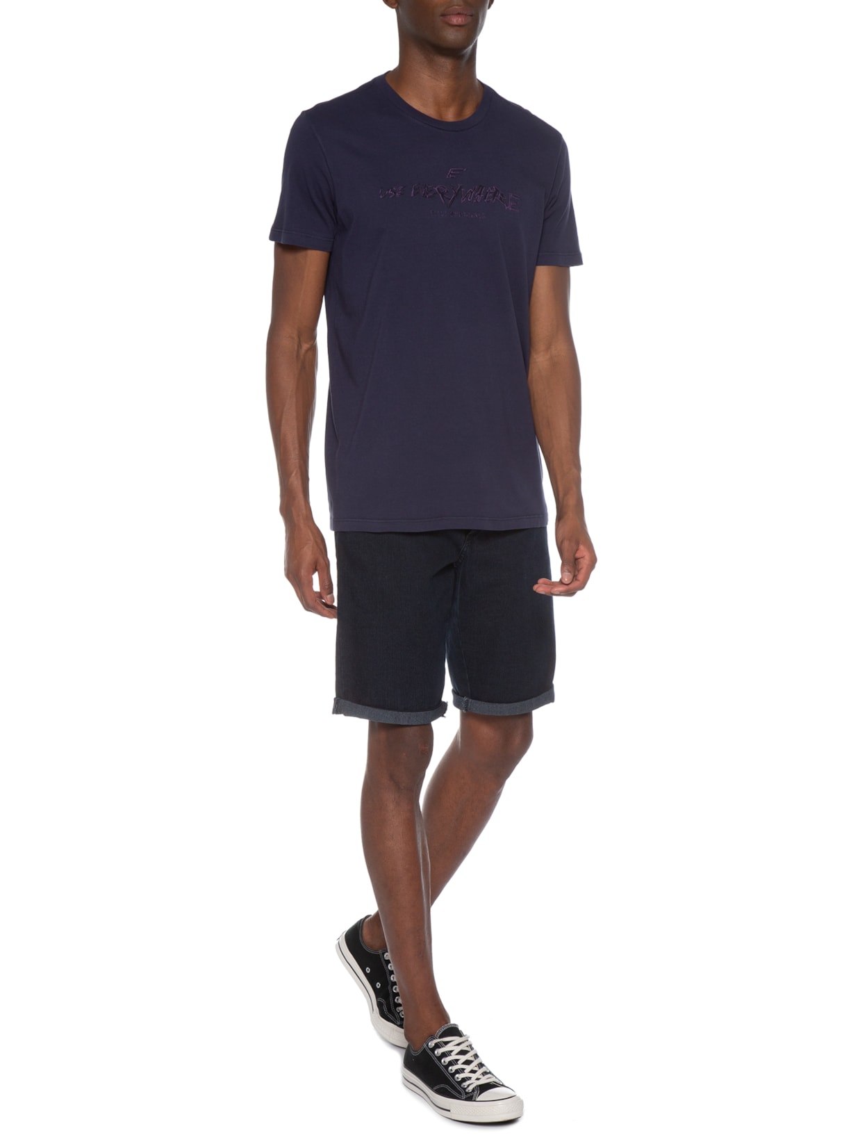 Camiseta Masculina Co Fine Use Everywhere Easa Classic Azul Ellus