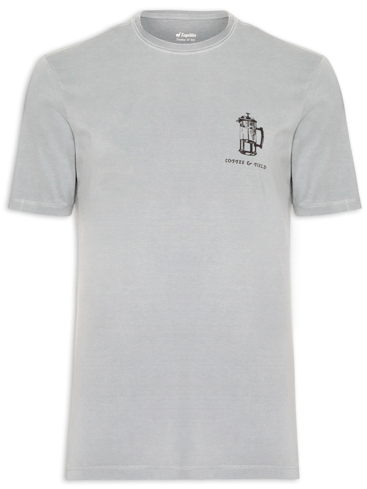 Camiseta Masculina Coffee - Cinza
