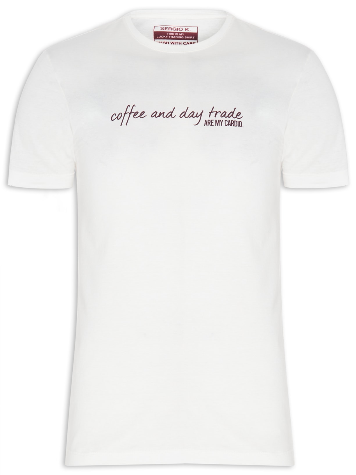 Camiseta Masculina Coffee Day Trade - Off White