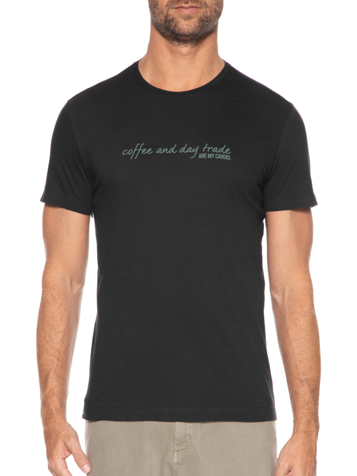 Camiseta Masculina Coffee Day Trade Preto Sergio K