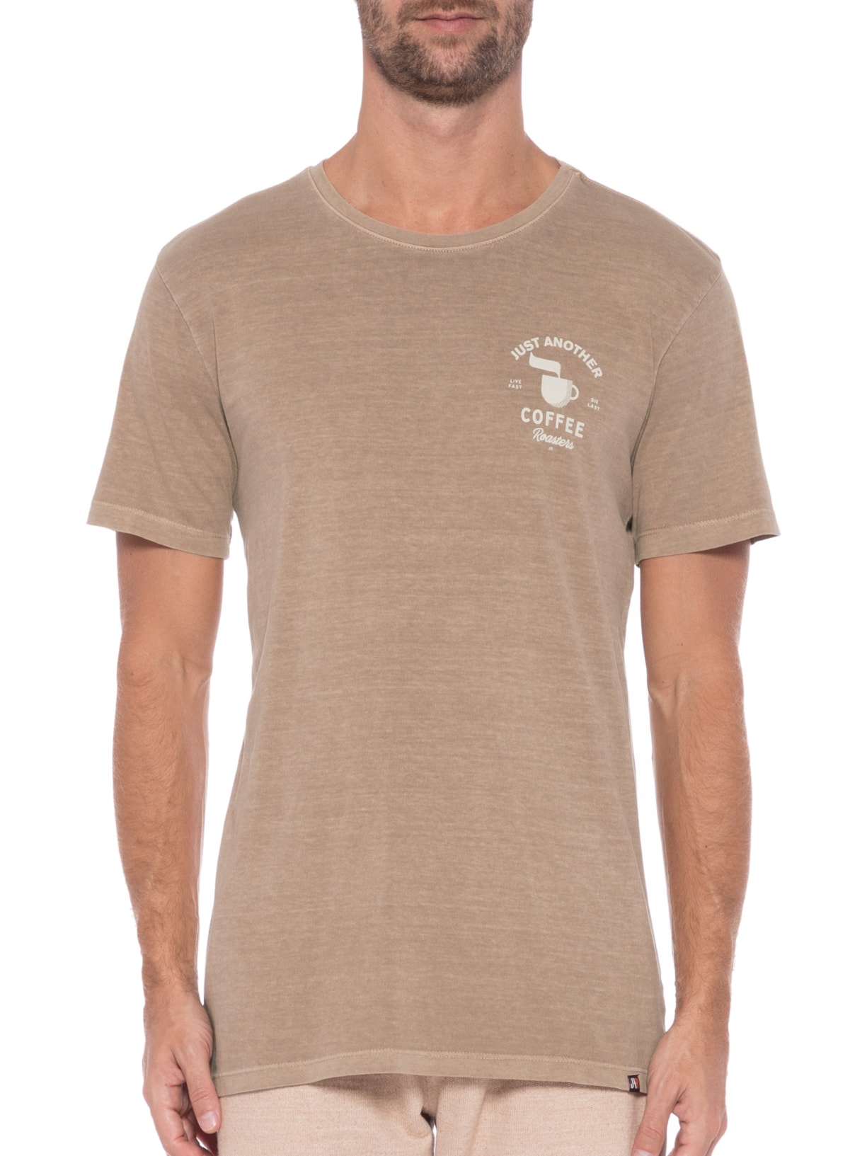 Camiseta Masculina Coffee Roasters Marrom Jab