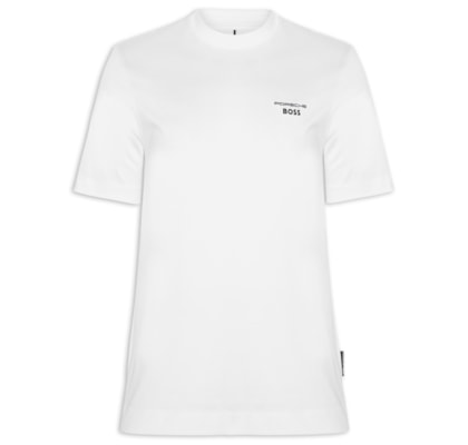 Camiseta Masculina Collab Porshe C Thompson 01 - Branco