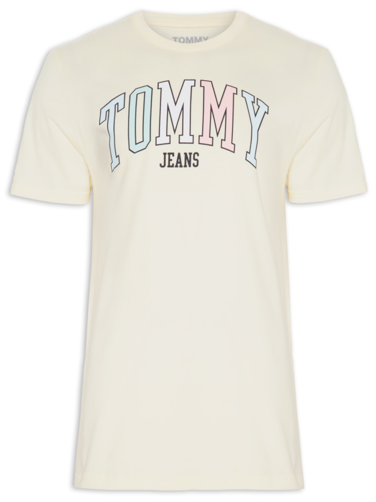 Camiseta Masculina College Pop Amarelo Tommy Jeans