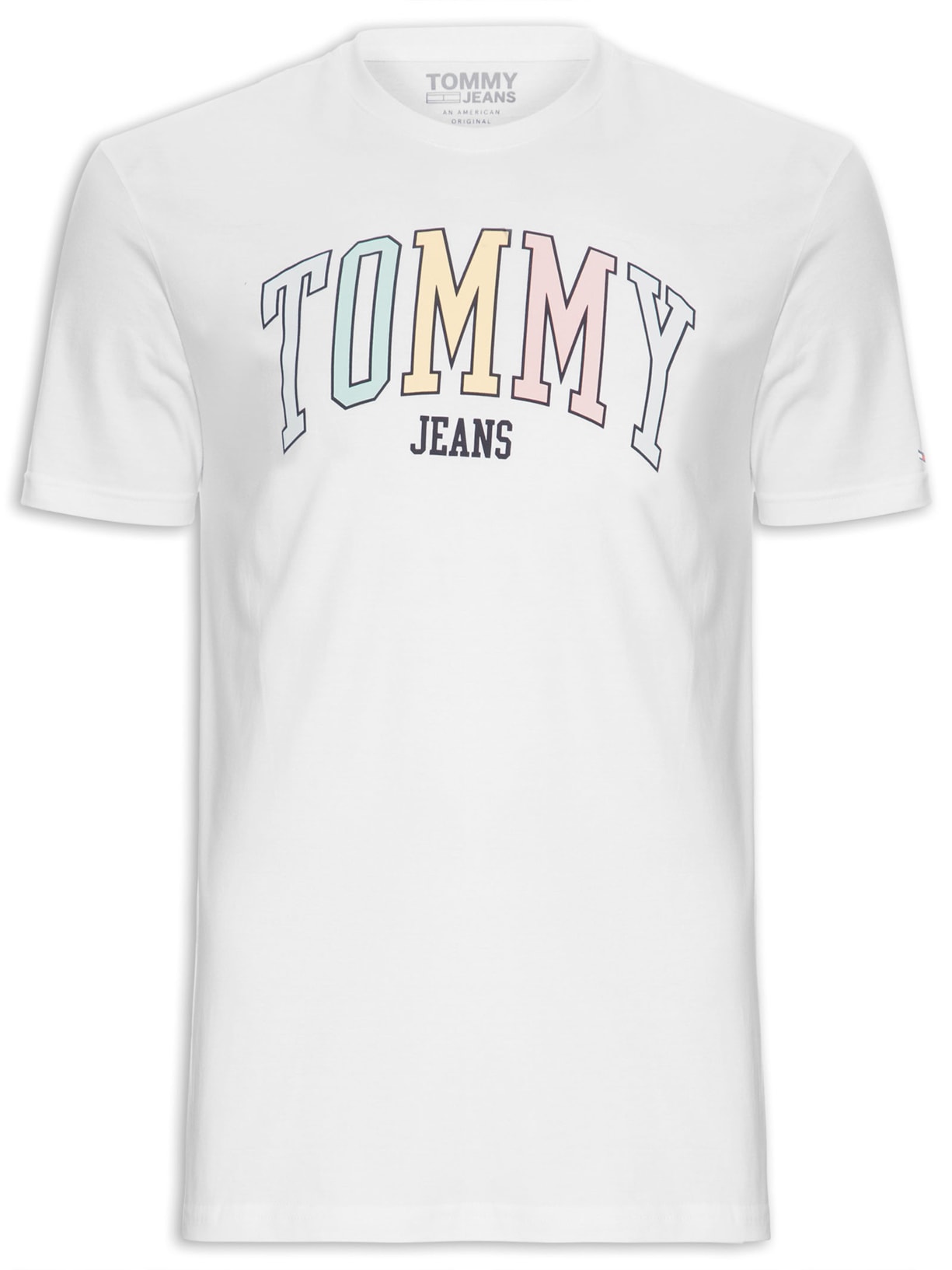 Camiseta Masculina College Pop - Branco