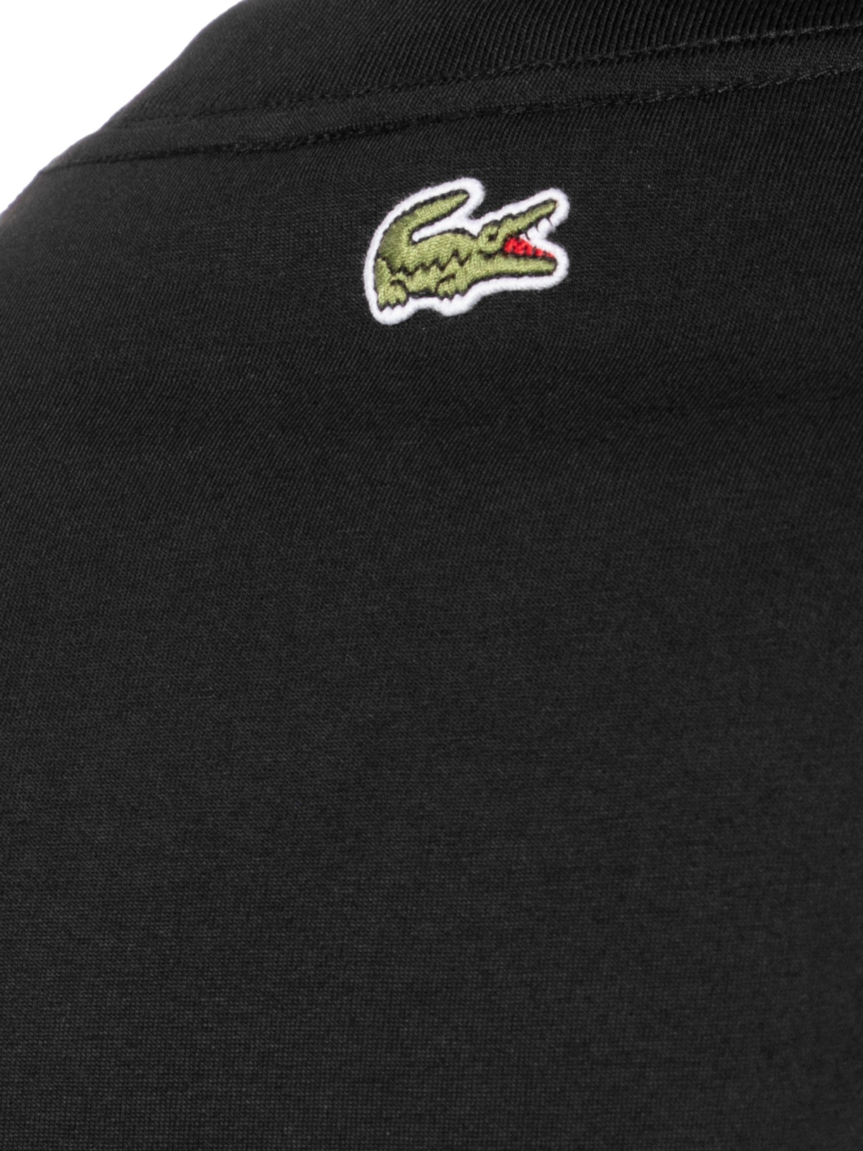Camiseta Masculina College Preto Lacoste