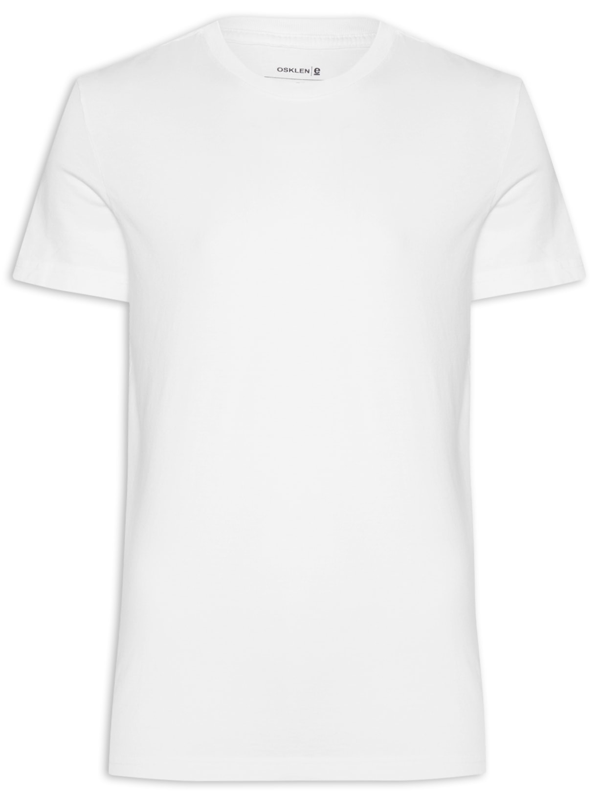Camiseta Masculina Color Cotton Manga Curta - Branco