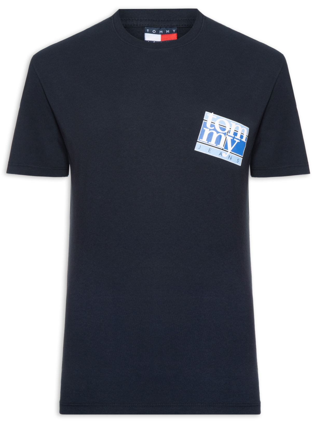 Camiseta Masculina Com Estampa De Logo Flag Dna - Azul