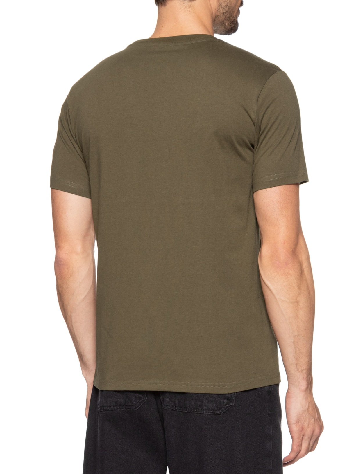 Camiseta Masculina Com Estampa E Gola Tradicional Marrom Levi's